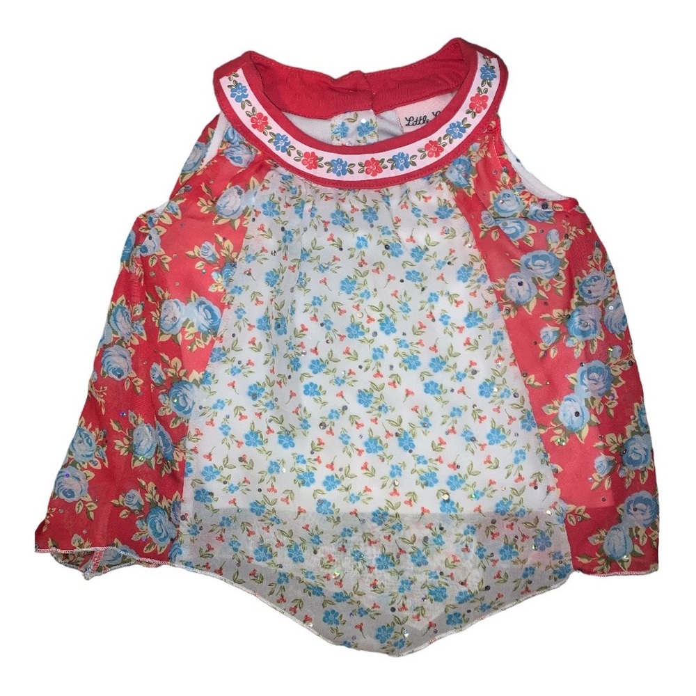 Girls super flowy summer tank. GUC. Floral print. Size 4T